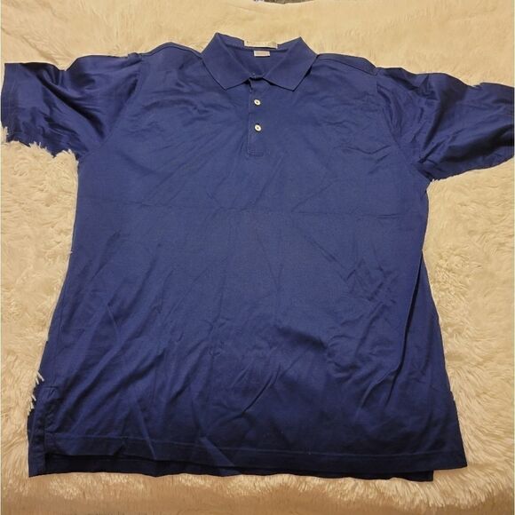 Martin blue Pima cotton polo shirt   - Picture 6 of 7
